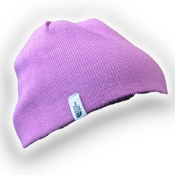 The North Face Reversible Pink / Purple Beanie - Picture 7 of 7